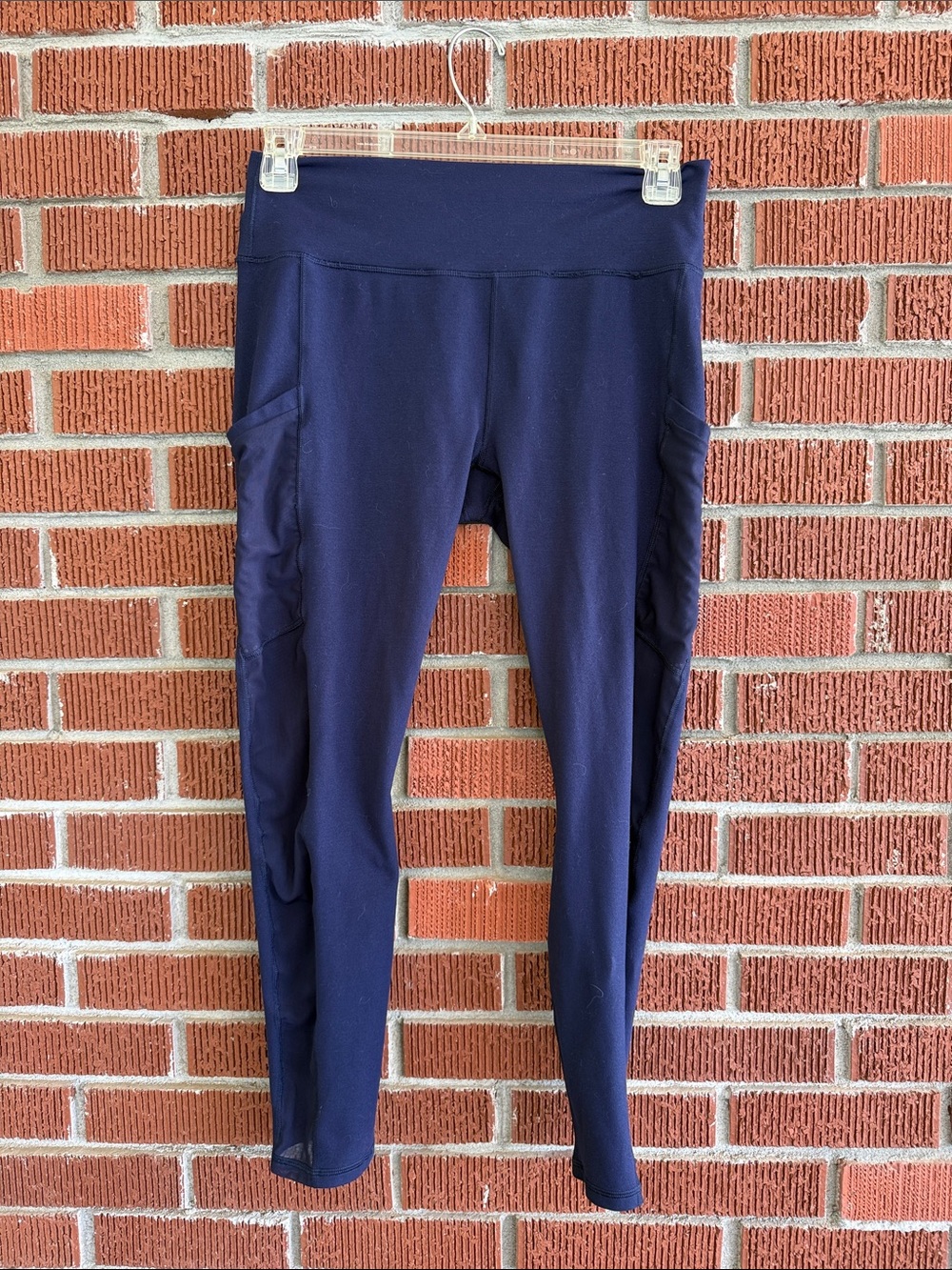 Fabletics Navy High-Rise Workout Leggings